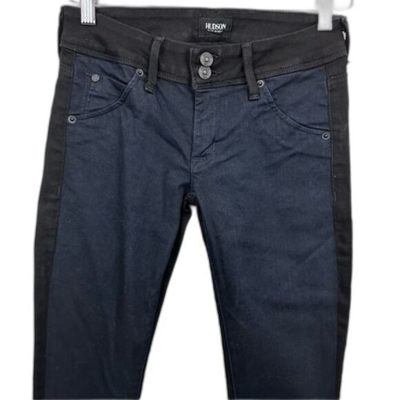 Hudson Vice Versa Collin Colorblock Skinny Jeans Size 25 - Picture 14 of 16
